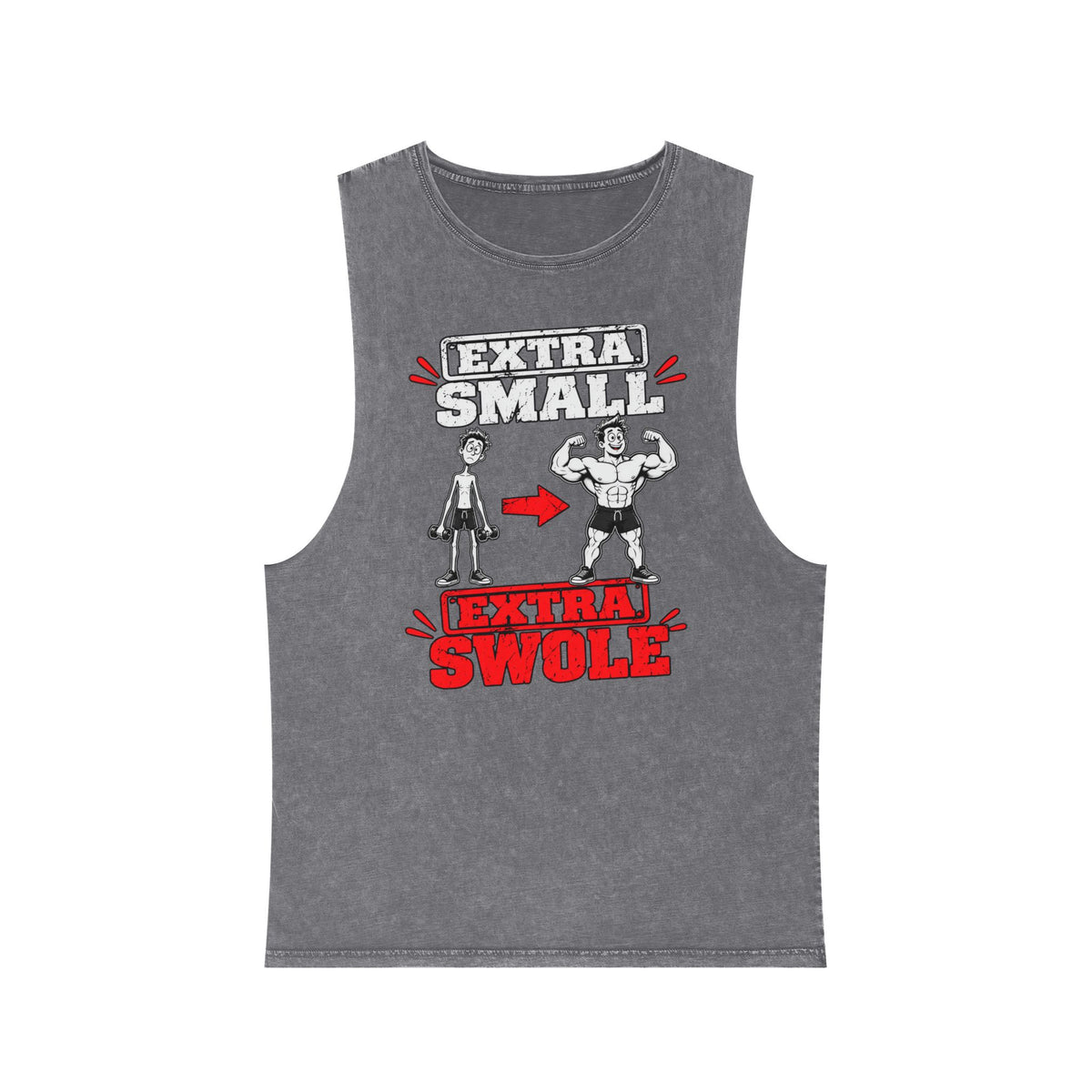 Extra Small to Extra Swole – Stonewash Tank