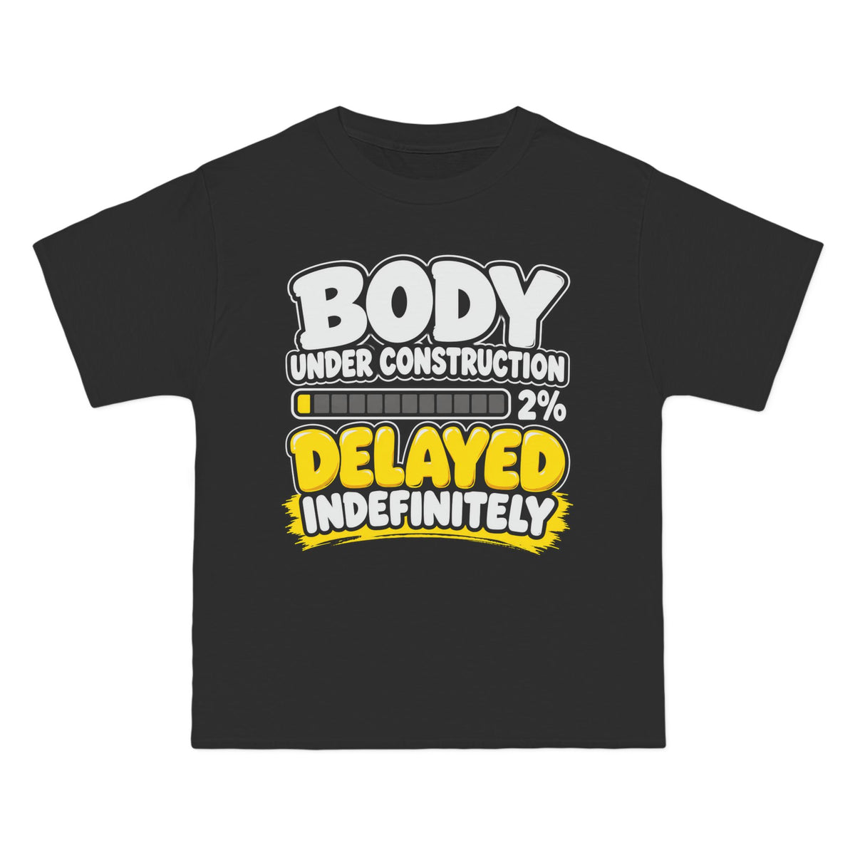 Body Under Construction – 2 Percent – Beefy-T Short-Sleeve T-Shirt