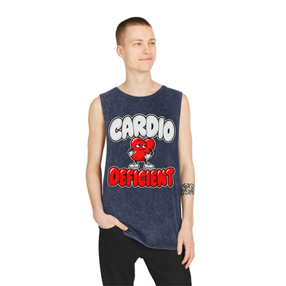Cardio Deficient – Stonewash Tank