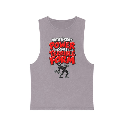 With Great Power Comes Terrible Form – Stonewash Tank