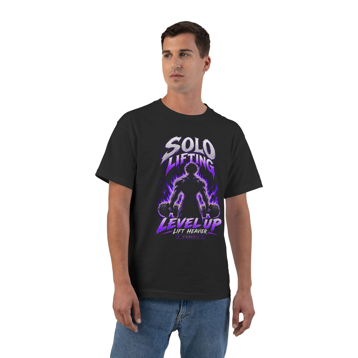 Solo Lifting Level Up – Beefy-T Short-Sleeve T-Shirt