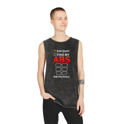 Side Quest: Find My Abs – Stonewash Tank