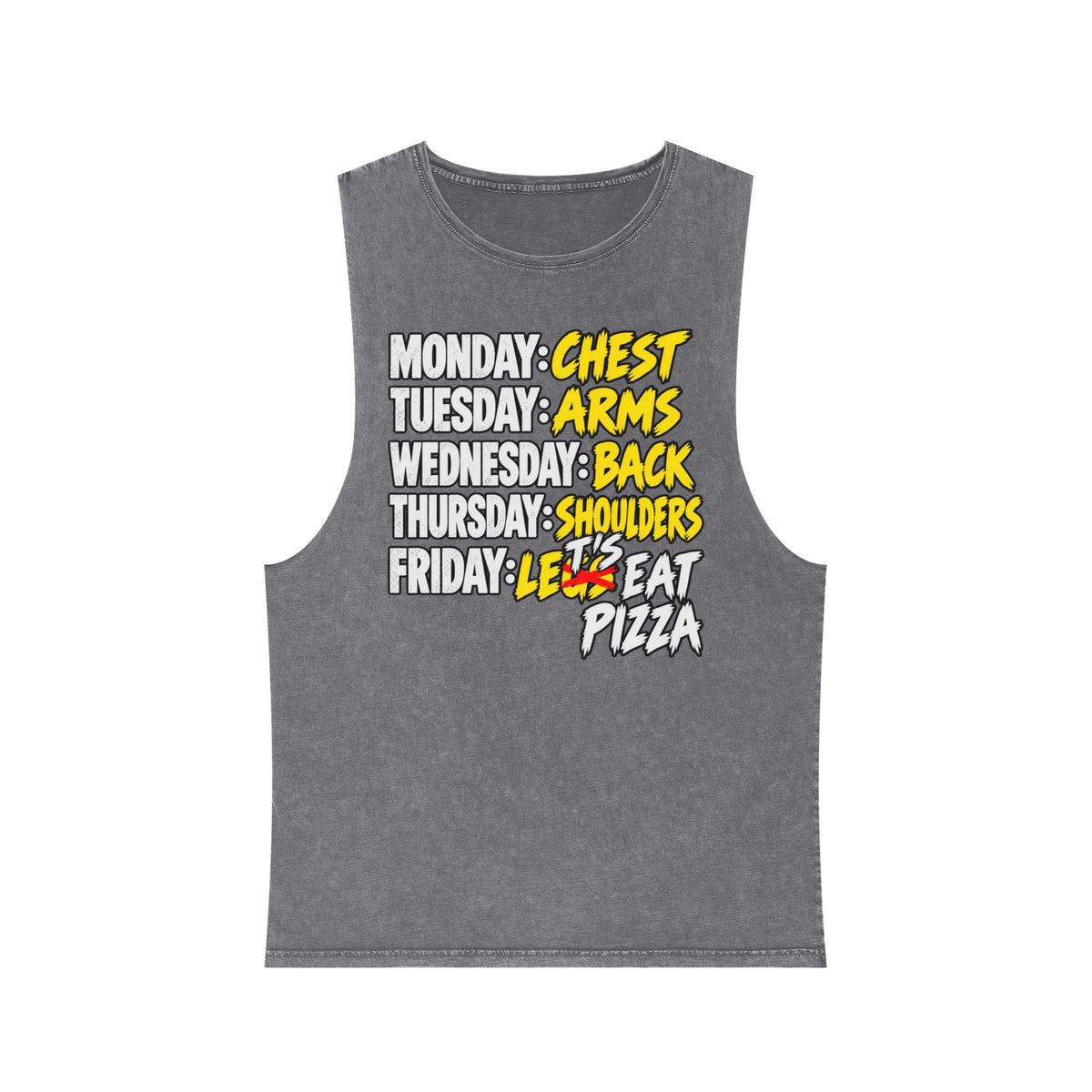 Lets Eat Pizza – Stonewash Tank