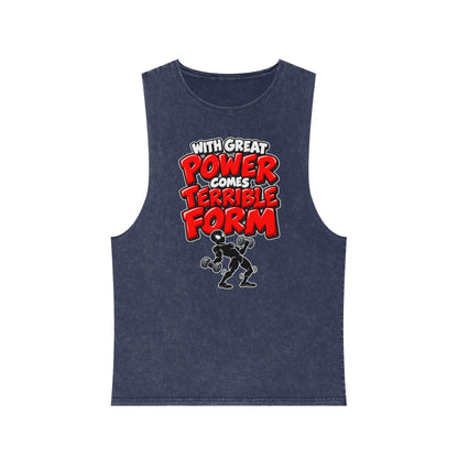With Great Power Comes Terrible Form – Stonewash Tank
