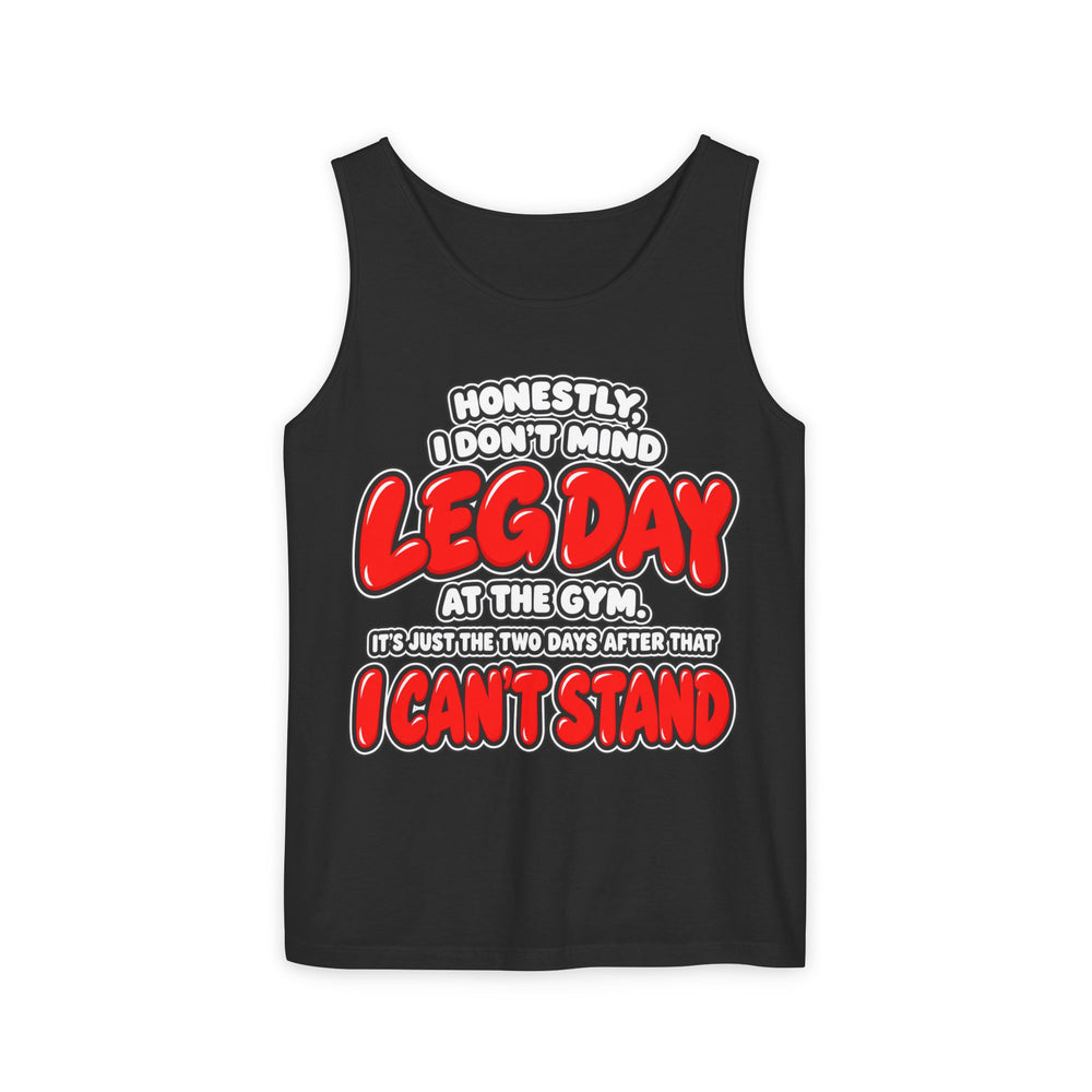Honestly, I Don’t Mind Leg Day – Red Lettering