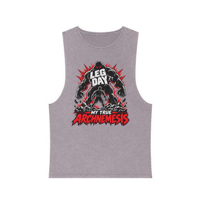 Leg Day: My True Archnemesis – Stonewash Tank