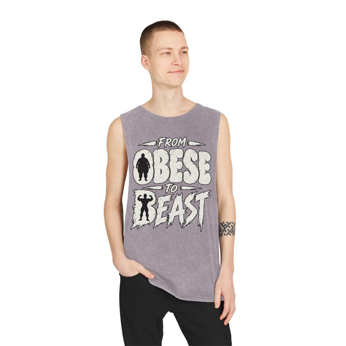 From Obese to Beast – Stonewash Tank