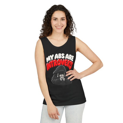 My Abs Are Introverts – Hoodie – Comfort Colors Garment-Dyed Tank