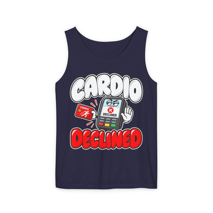 Cardio Declined – Comfort Colors Garment-Dyed Tank