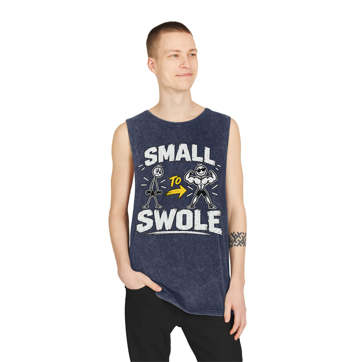 Small to Swole – Stonewash Tank