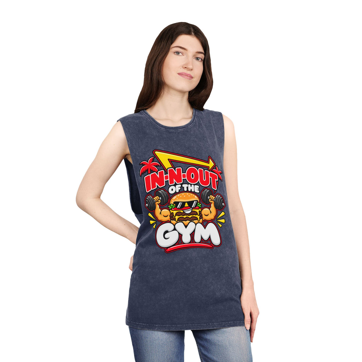 In-N-Out of the Gym – Stonewash Tank