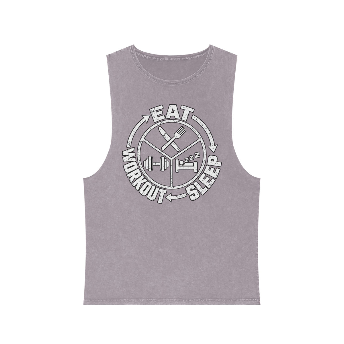 Eat Sleep Workout – Stonewash Tank