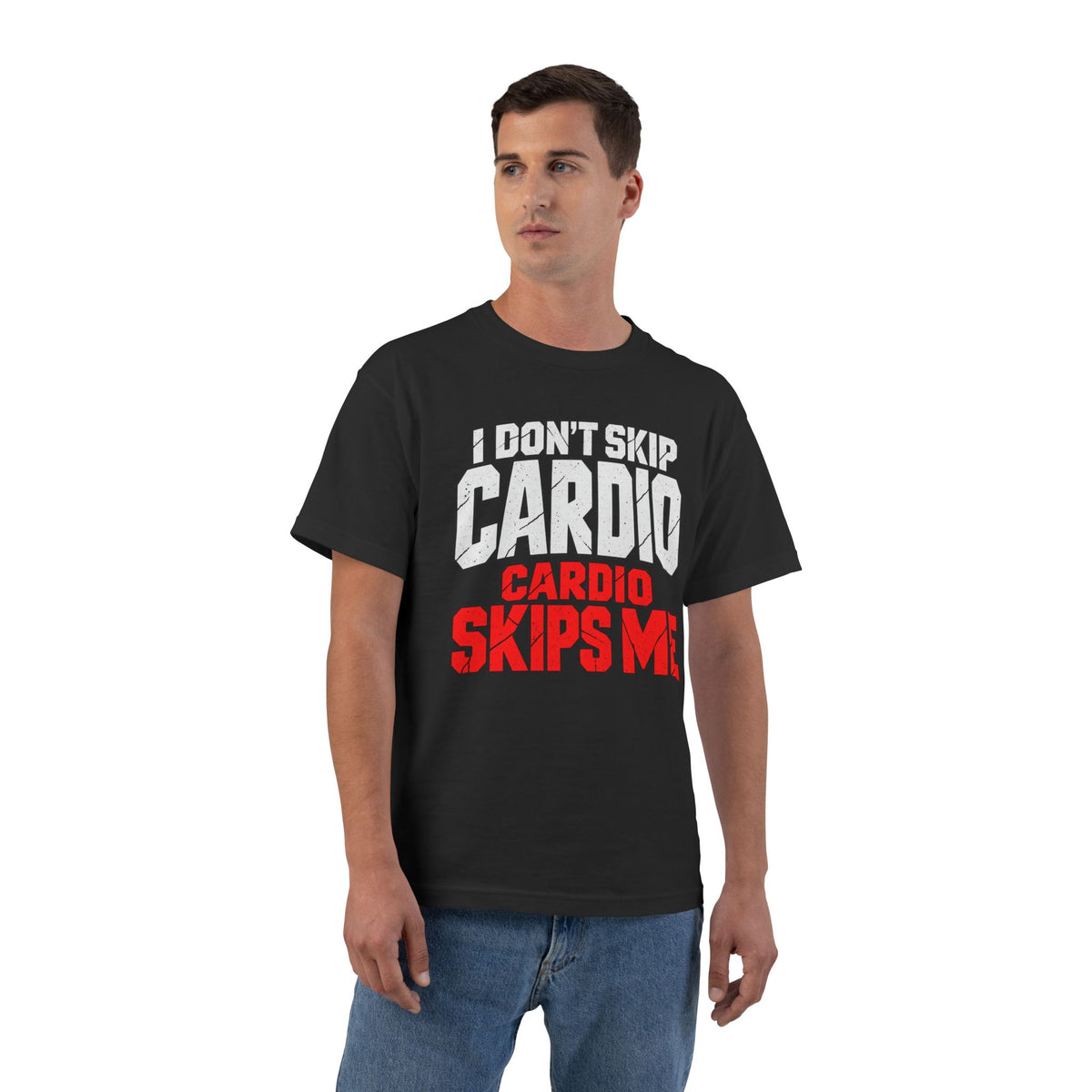 I Don’t Skip Cardio Cardio Skips Me – Hanes Beefy-T Shirt