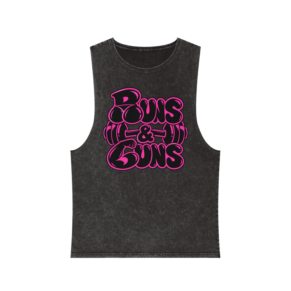 Buns and Guns – Stonewash Tank