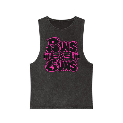 Buns and Guns – Stonewash Tank