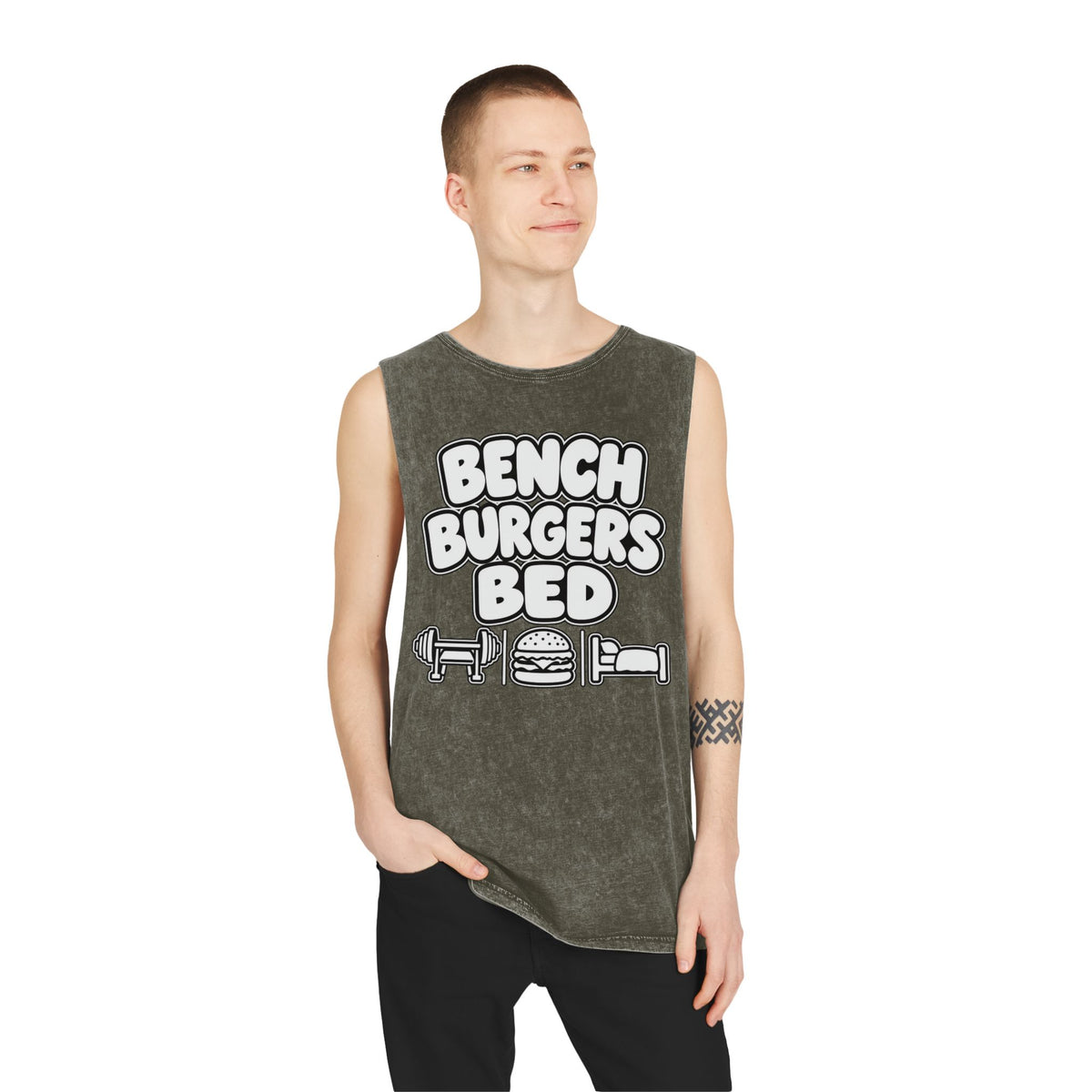 Bench Burgers Bed – Stonewash Tank