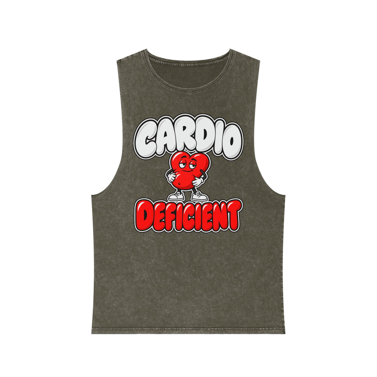 Cardio Deficient – Stonewash Tank