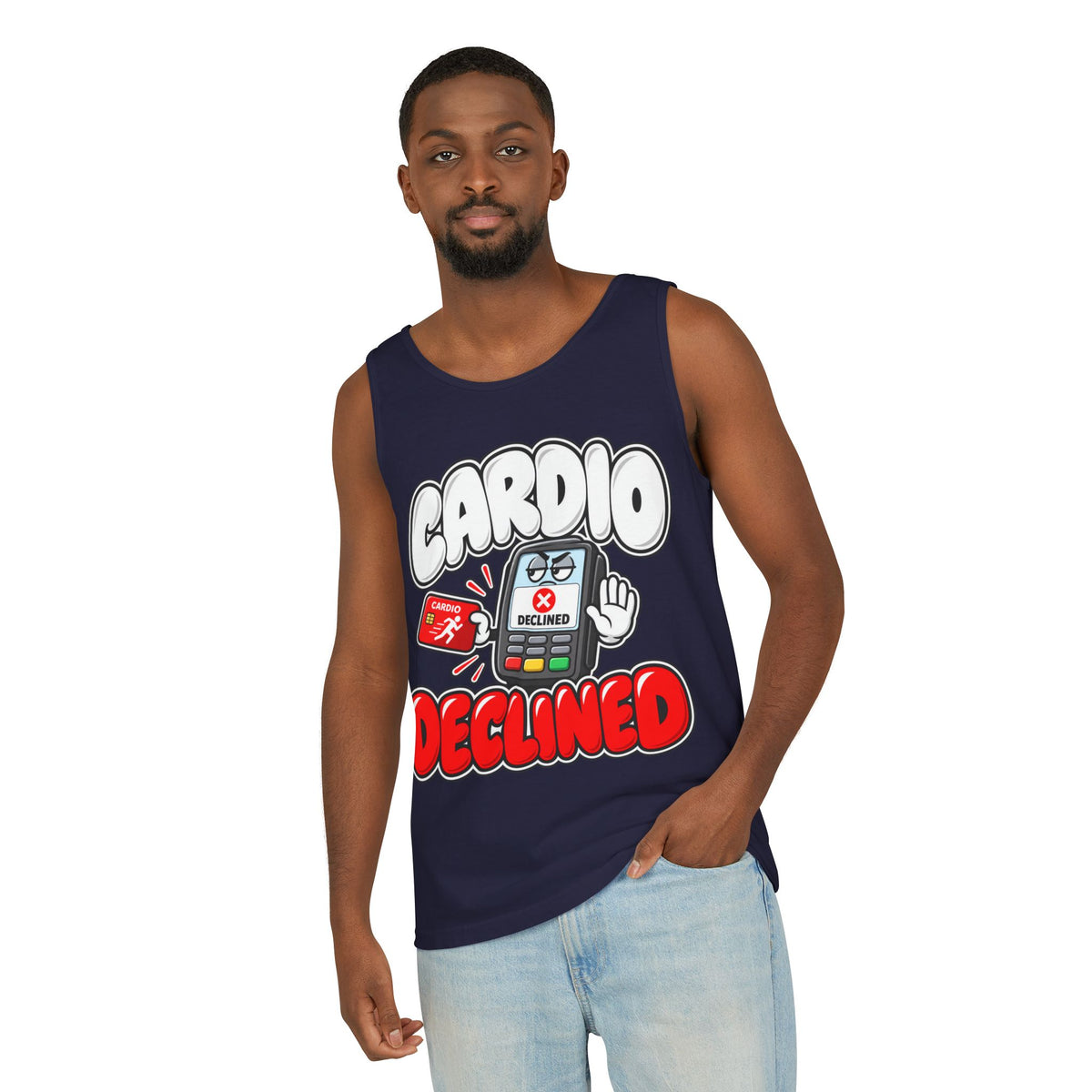 Cardio Declined – Comfort Colors Garment-Dyed Tank