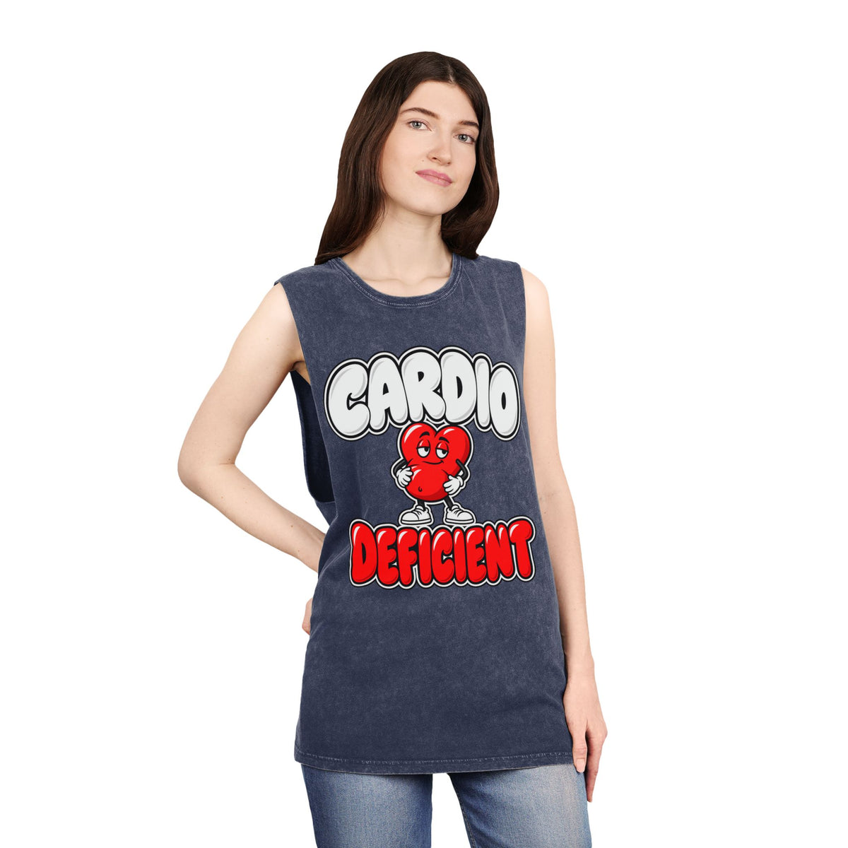 Cardio Deficient – Stonewash Tank