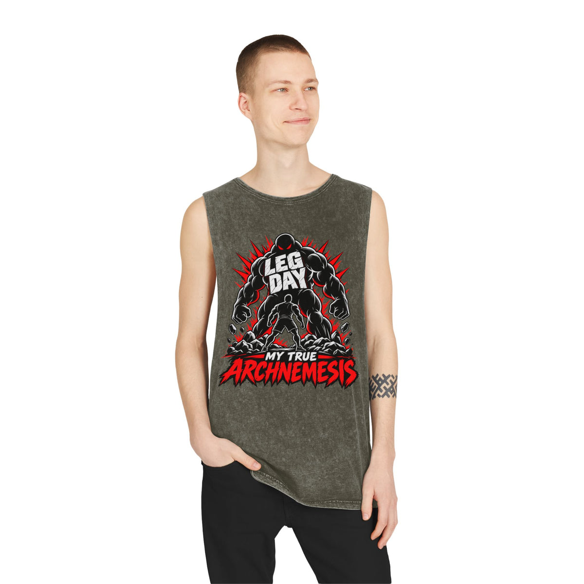Leg Day: My True Archnemesis – Stonewash Tank
