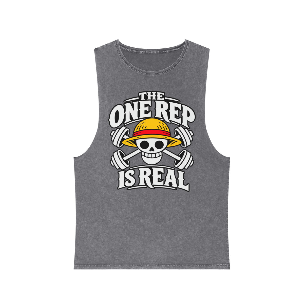 The One Rep Is Real – Stonewash Tank