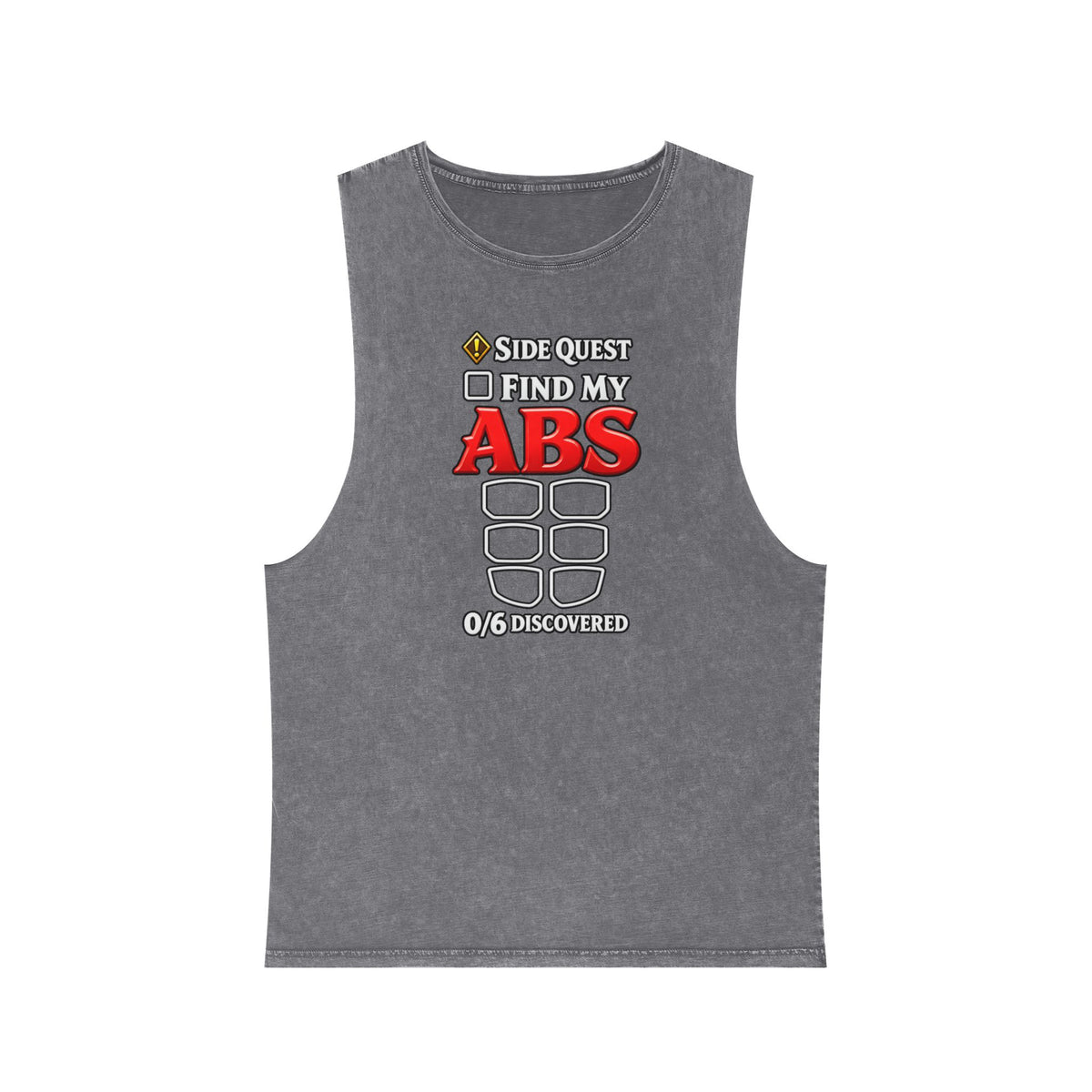 Side Quest: Find My Abs – Stonewash Tank