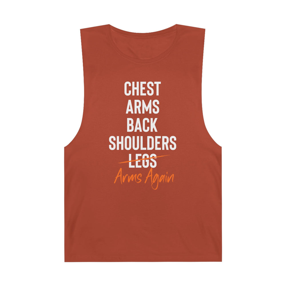 Tank Top Skipping Leg Day Funny Unisex Barnard Tank