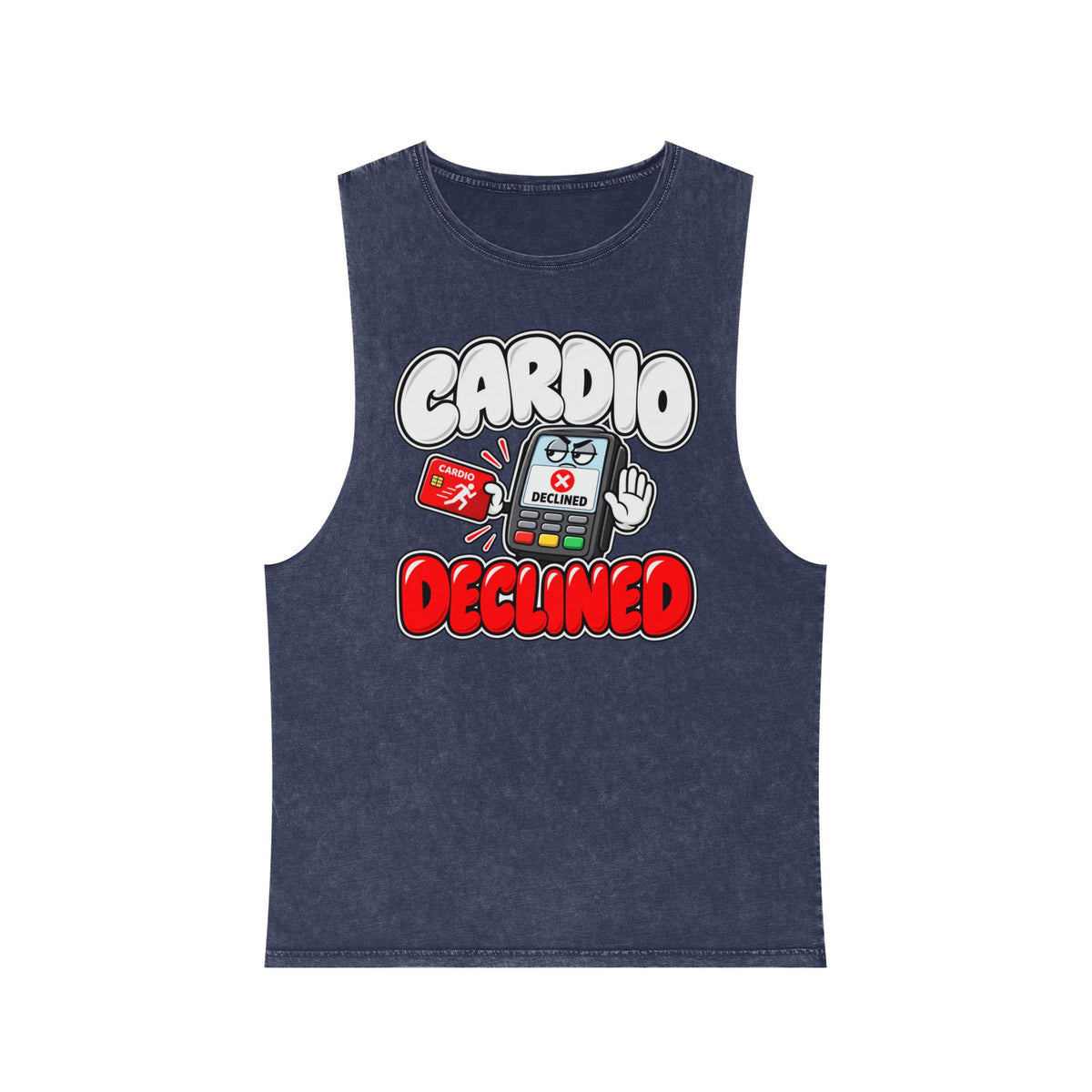 Cardio Declined – Stonewash Tank