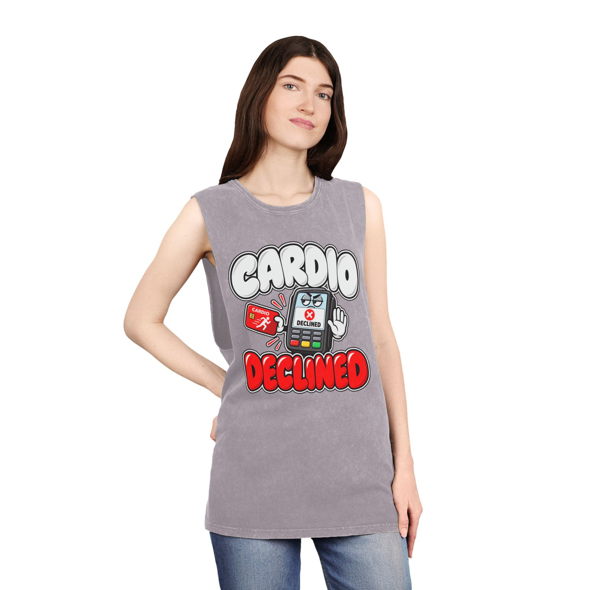 Cardio Declined – Stonewash Tank