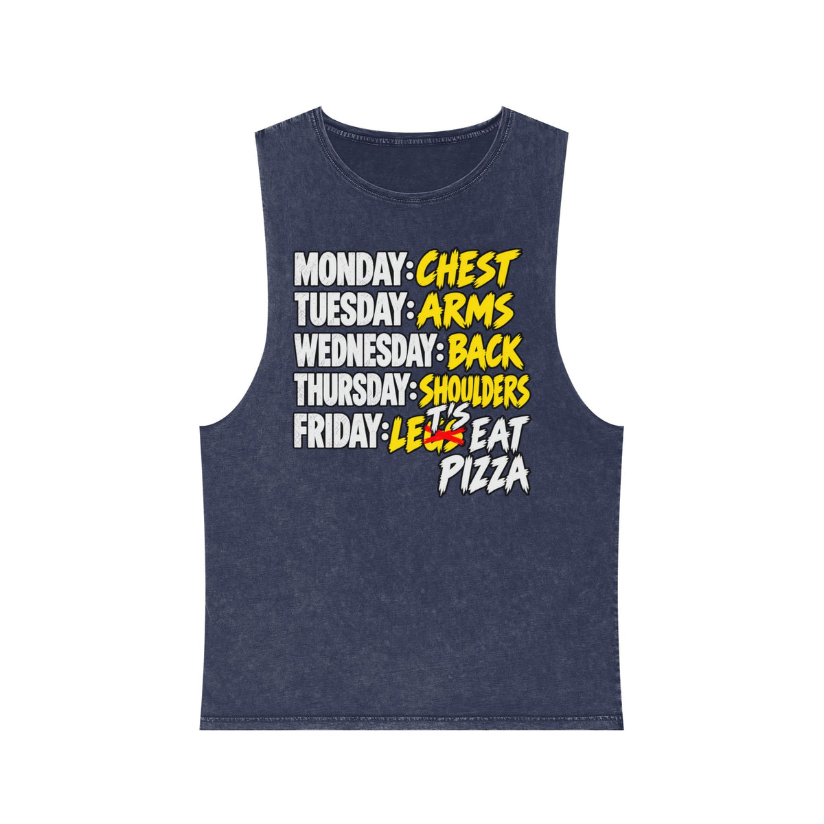 Lets Eat Pizza – Stonewash Tank