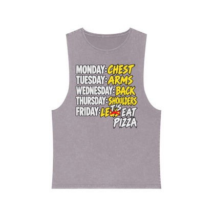 Lets Eat Pizza – Stonewash Tank