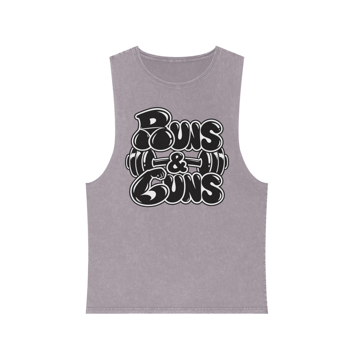 Buns & Guns – Stonewash Tank