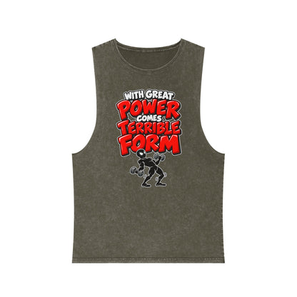 With Great Power Comes Terrible Form – Stonewash Tank