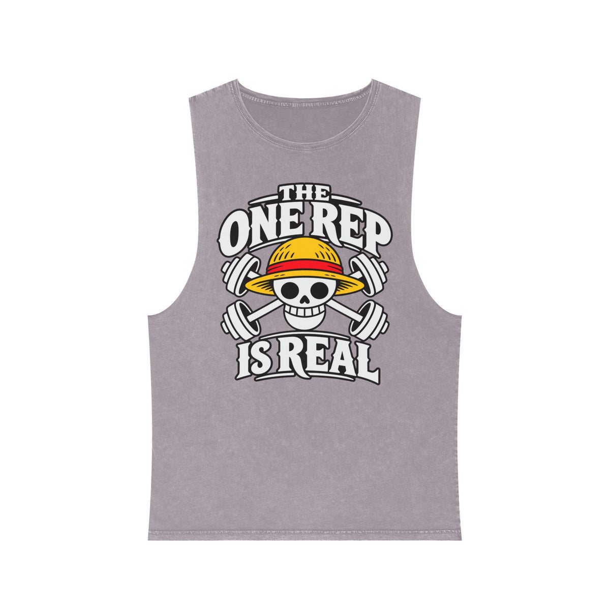 The One Rep Is Real – Stonewash Tank