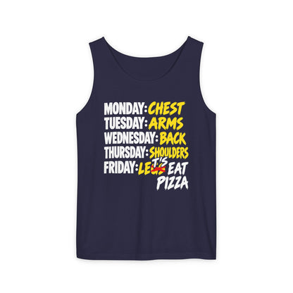 Workout Week: Let’s Eat Pizza – Comfort Colors Garment-Dyed Tank