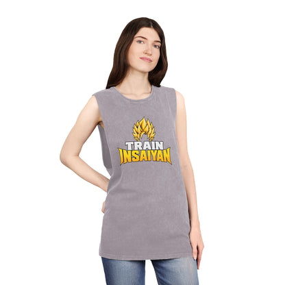 Train Insaiyan – Stonewash Tank
