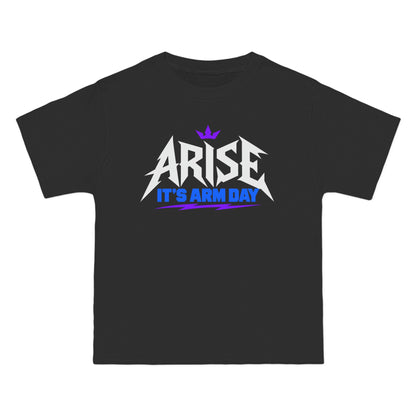 Arise, It’s Arm Day – Minimal Crown – Beefy-T Short-Sleeve T-Shirt