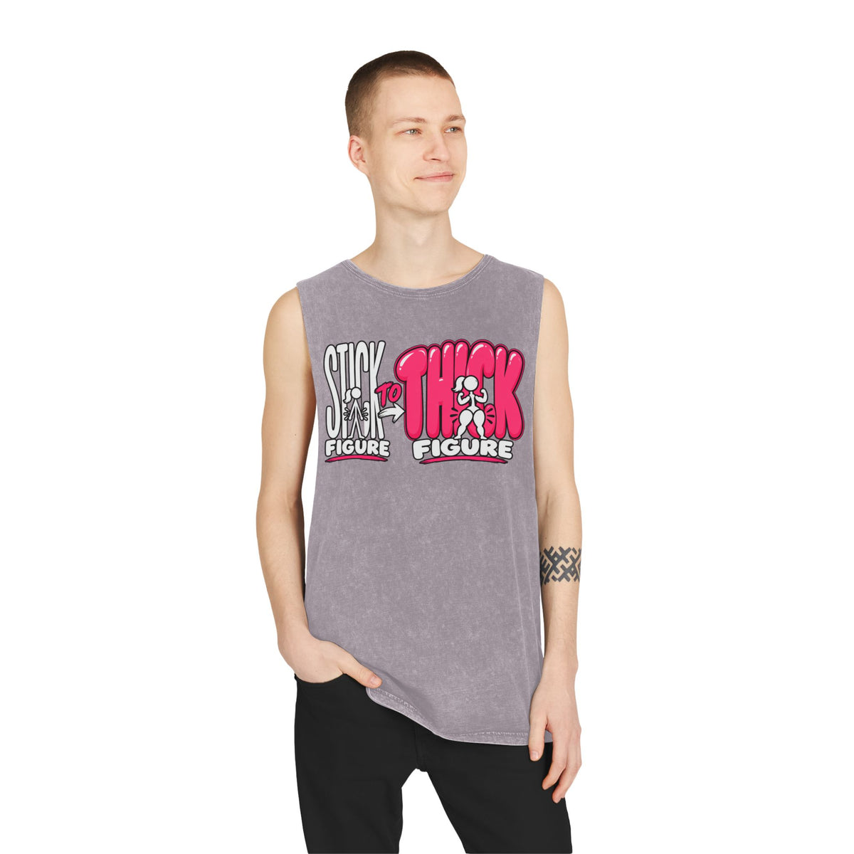 Stick Figure to Thick Figure – Stonewash Tank