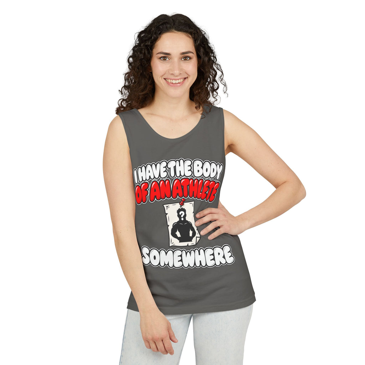 Body of an Athlete Somewhere – Comfort Colors Garment-Dyed Tank