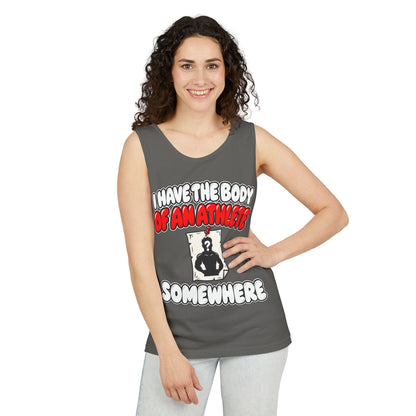 Body of an Athlete Somewhere – Comfort Colors Garment-Dyed Tank