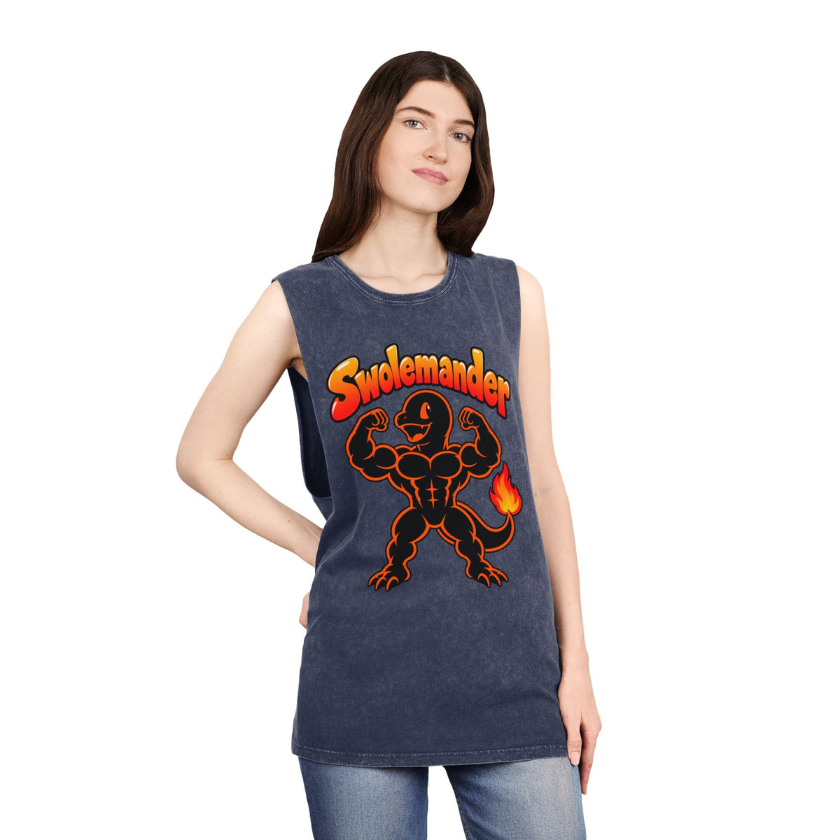 Swolemander – Stonewash Tank
