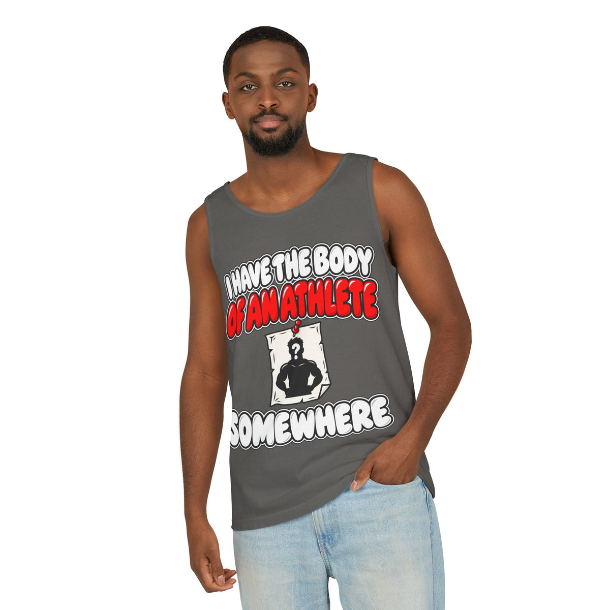 Body of an Athlete Somewhere – Comfort Colors Garment-Dyed Tank
