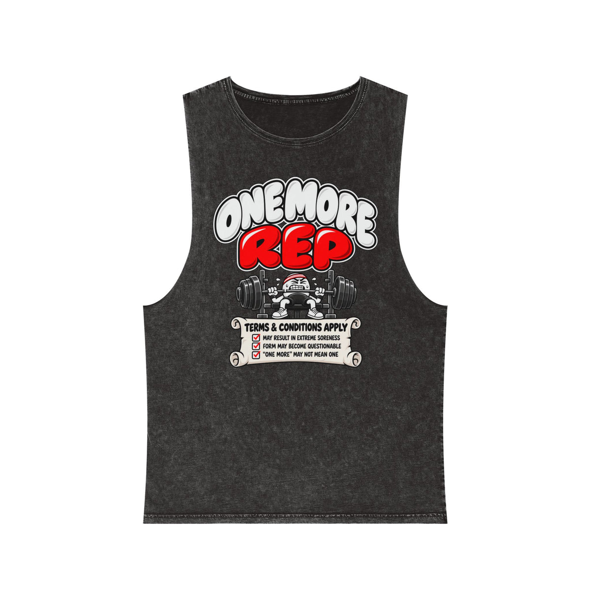 One More Rep — Illustrated – Stonewash Tank