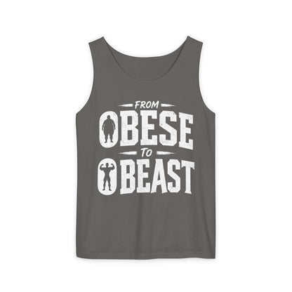 From Obese to Beast – Classic Silhouettes – Comfort Colors Garment-Dyed Tank