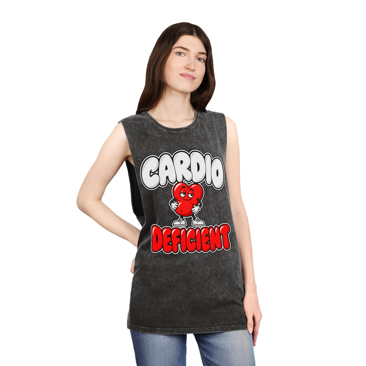Cardio Deficient – Stonewash Tank