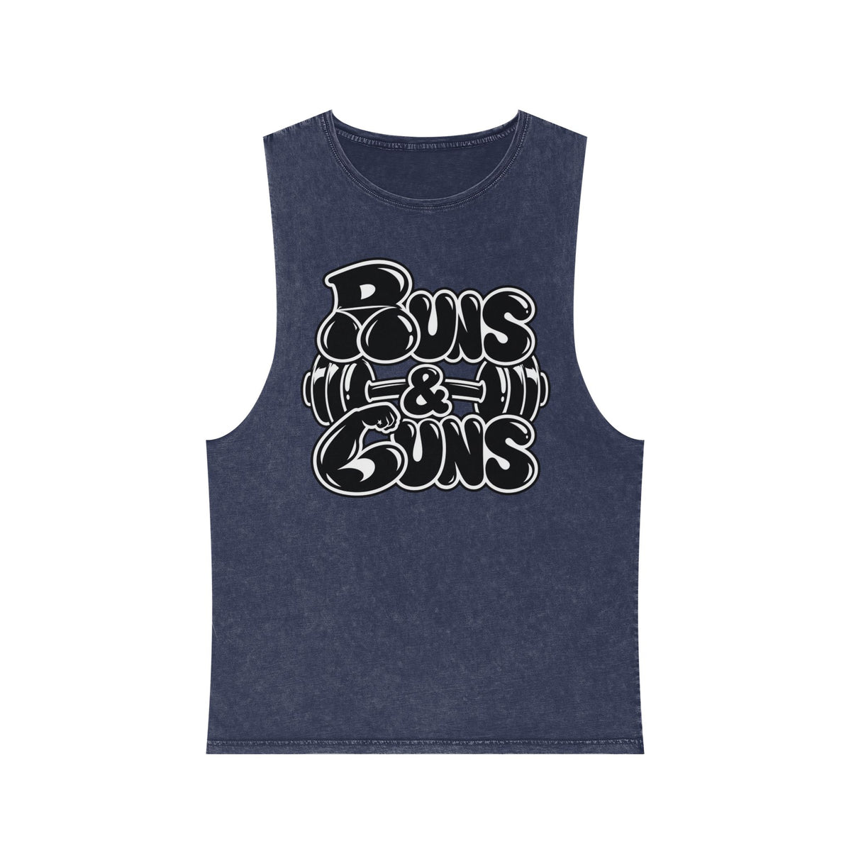 Buns & Guns – Stonewash Tank