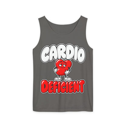 Cardio Deficient – Comfort Colors Garment-Dyed Tank