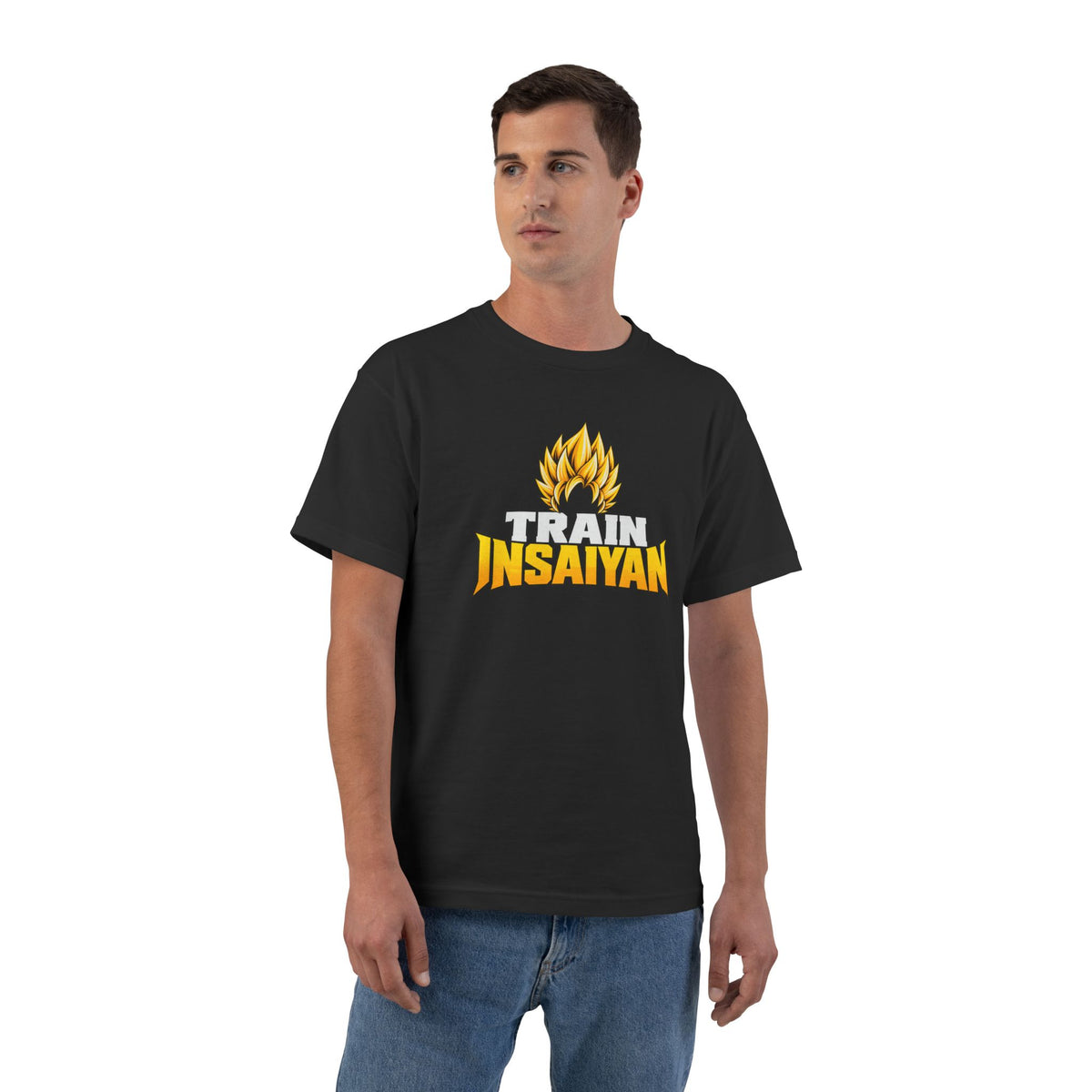 Train Insaiyan – Hanes Beefy-T Shirt