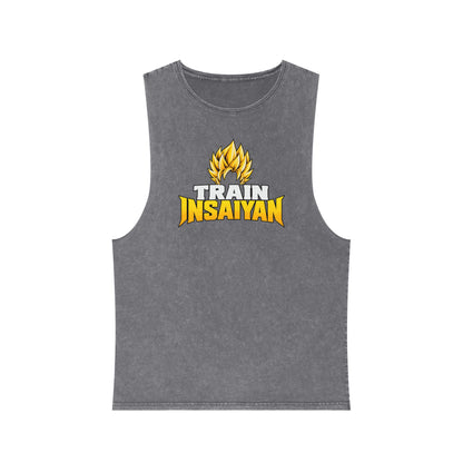 Train Insaiyan – Stonewash Tank