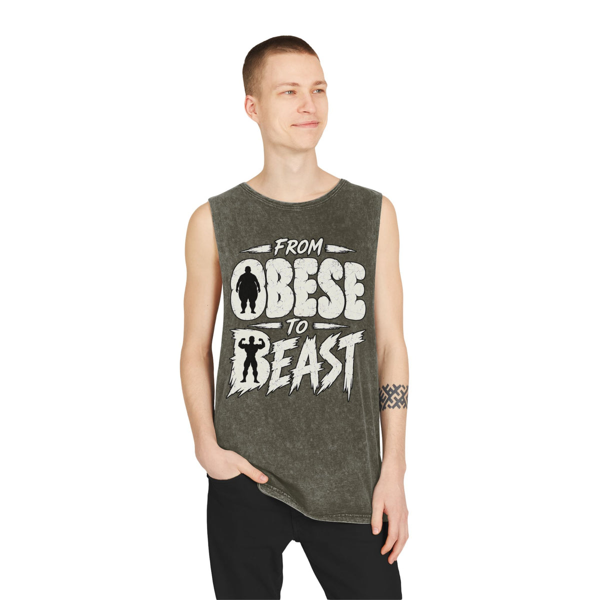 From Obese to Beast – Stonewash Tank